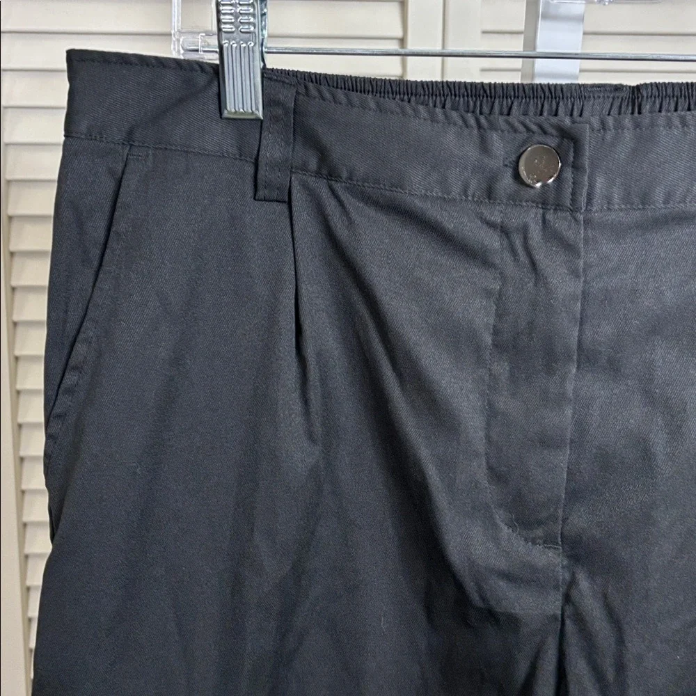 NWT HALARA Mid Rise Button Zipper Multiple Pockets Casual Cargo Joggers XL